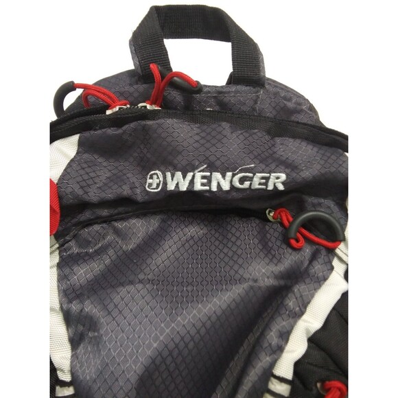 Wenger Backpack Black Laptop Airlow Tactical City Pack Hiking Trail Swiss Gear - Picture 2 of 8